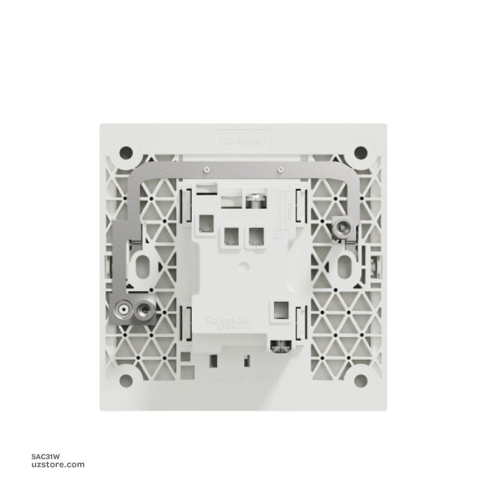 D.B Switch (20A) 3*3 Schneider Avatar On C White
