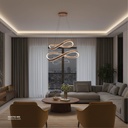 Uzstore OPTARA Pendant Light -  800×1,  600×1H 2500mm, 3000K, Stainless steel  Brushed rose gold 22518-6+8  E1057X2 800-04.jpg