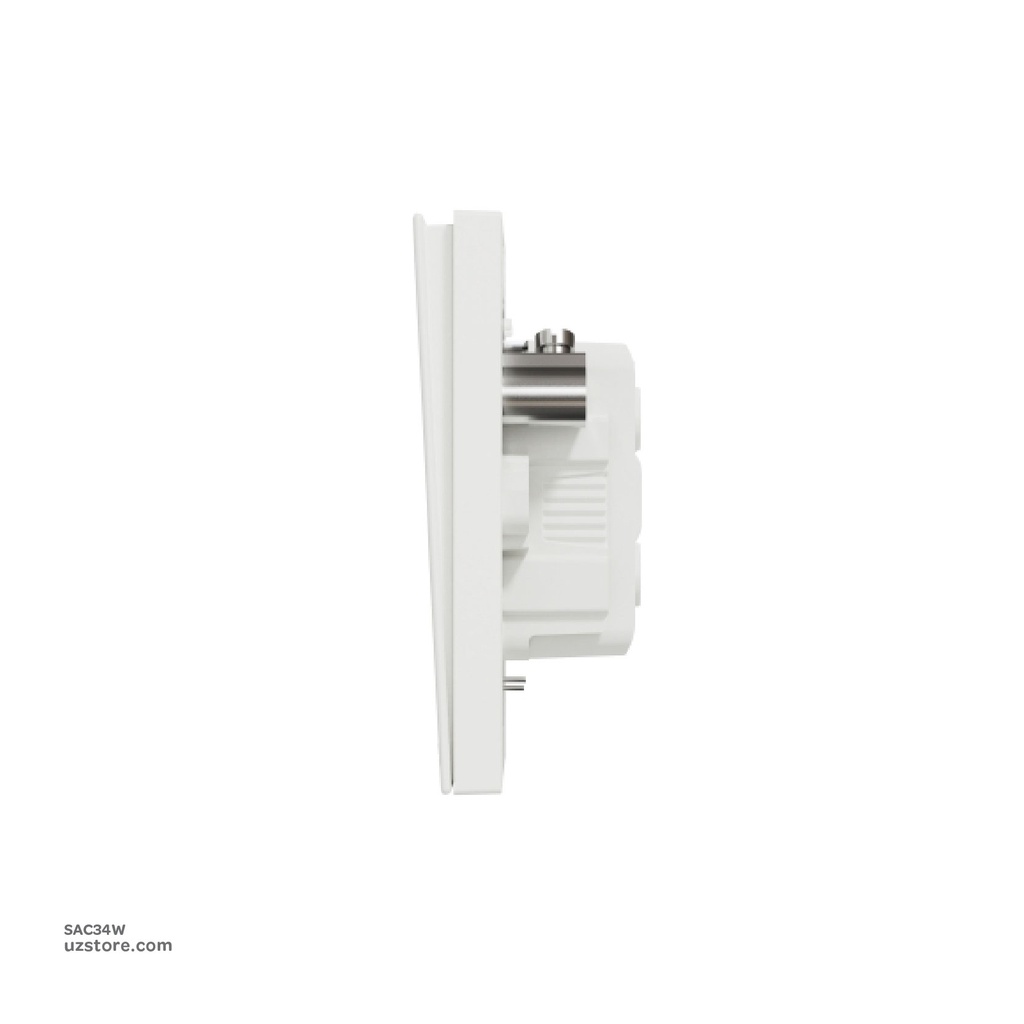 45 DP Switch 3*3 Schneider Avatar On C White
