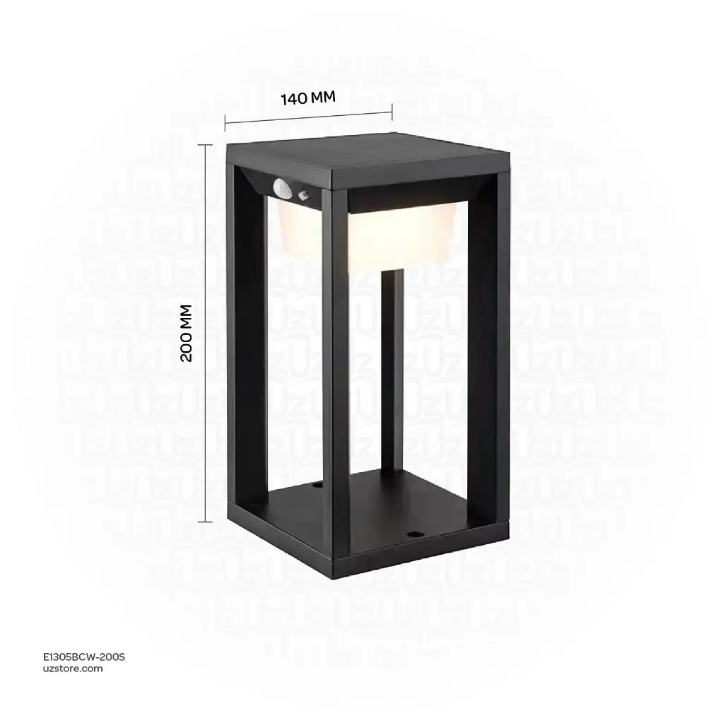 Uzstore OPTARA Outdoor Wall Mount Light - 5WW, 3000-3500K E1305BCW-200S-03.webp