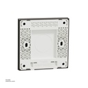 Blank Plate 3*3 Schneider Avatar On C Dark Grey