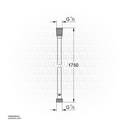 GROHE Silverflex Shower hose TwistStop 1750 , 28388DA0 , warm sunset