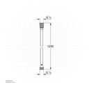 GROHE Silverflex Shower hose , 28362KF1 , phantom black