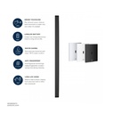 GROHE Tectron Bau E Infra-red electronic for WC flushing cistern , 39882KF0 , phantom black