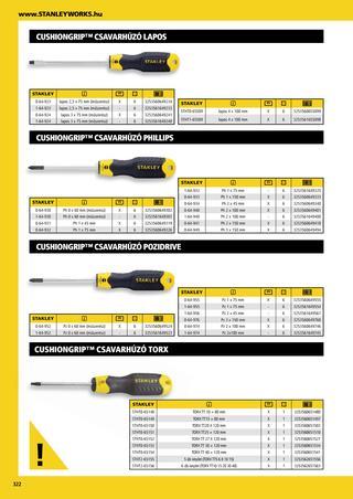 Stanley® Cushion Grip 3 Screwdriver Torx T30 X 120mm STHT65153-8