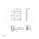 GROHE Tectron Surf Infra-red electronic for WC flushing cistern , 38699001 , chrome