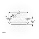 GROHE Essentials Grip bar , 40421DL1 , brushed warm sunset