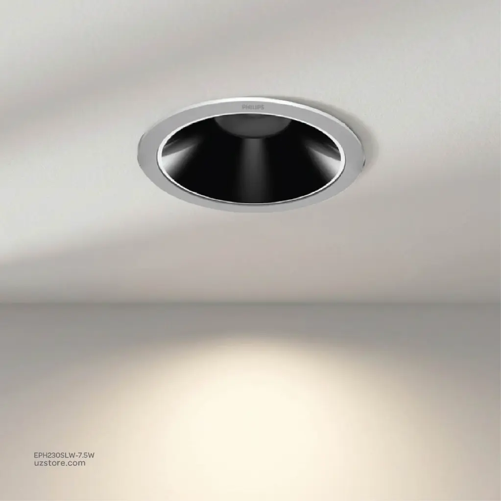 uzstore Philips Spotlight SL260 RD 075 7.5W 36D 930 WH R GM (white finish) 3000K Warm white 929004148607 EPH230SLW-7.5W-01-03.webp
