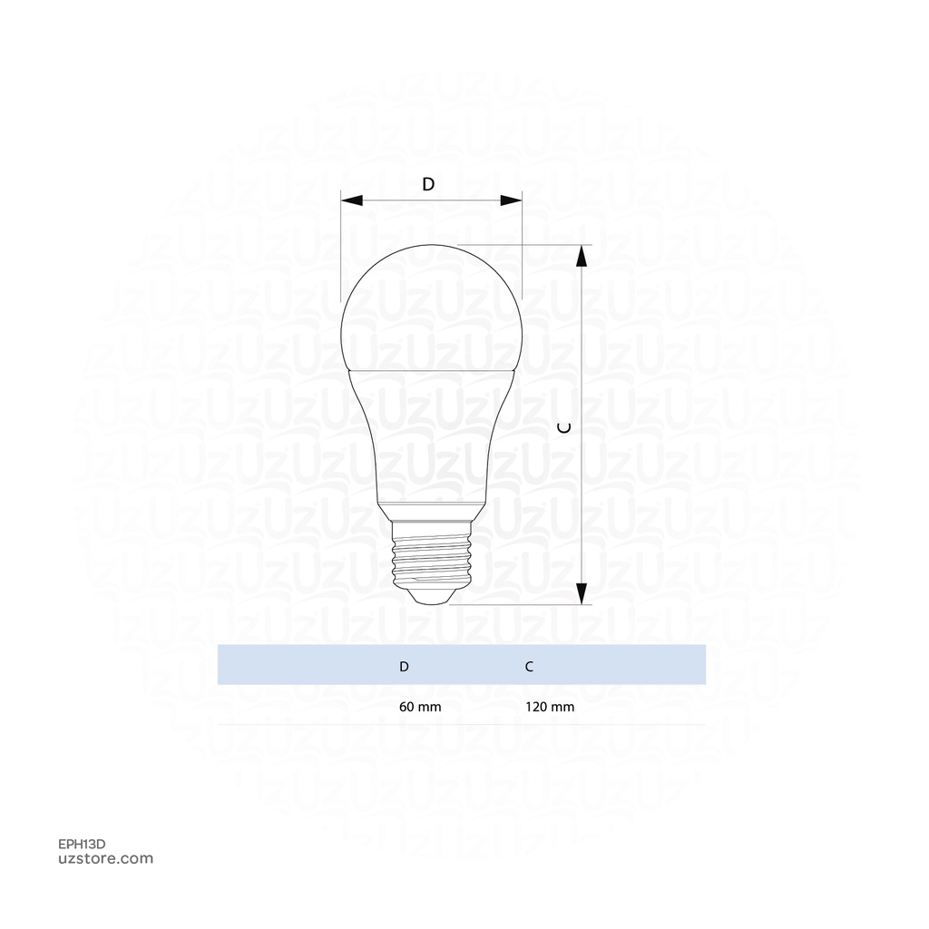 PHILIPS Essential LED Lamp Bulb E27 13W , 6500K 230V 1PF/12 Daylight 929003793985