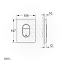 GROHE Arena Cosmopolitan Wall plate , 38844KF0 , phantom black