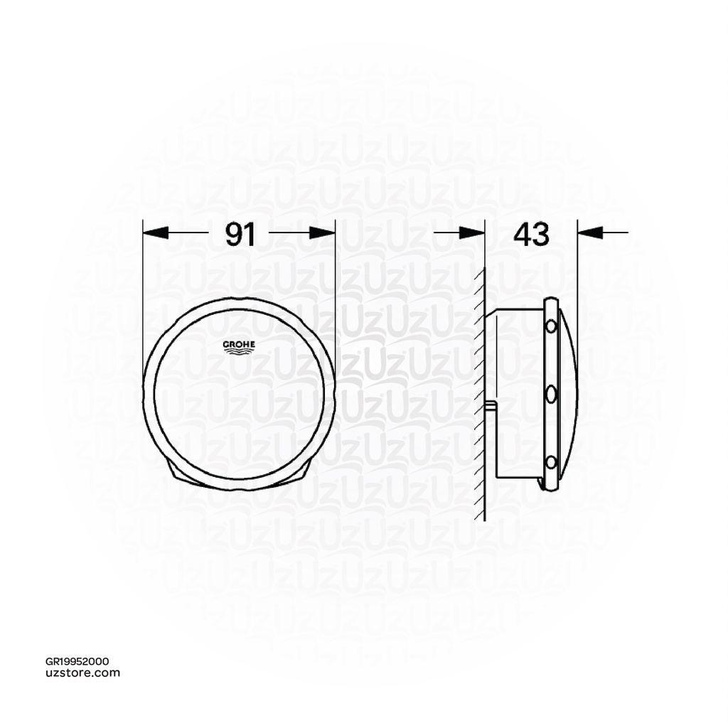 GROHE Talentofill Inlet , pop-up and waste-system , 19952000 , chrome