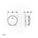 GROHE Talentofill Inlet , pop-up and waste-system , 19952000 , chrome