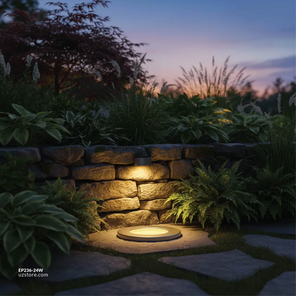 Uzstore OPPLE LED Inground-E II 24W-3000-25D-HV-GP Warm white 704000011610  EP236-24W-03.webp