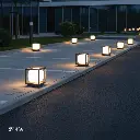 Uzstore OPPLE LED Outdoor Bollard Light E4-20W 3000K-4000K-5000K Grey Three Colour 718001001401 EP236S-20TG-05.webp
