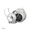 In line mixerd flow Axial duct fan ERA TYPHOON 100 2SP Made in Russia 