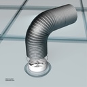 Adjestable Inlet and exhaust anemostal with flange ⌀150 ERA 15APVP Made in Russia