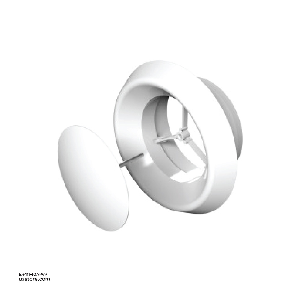 Adjestable Inlet and exhaust anemostal with flange ⌀100 ERA 10APVP Made in Russia
