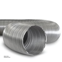 Aluminium flexible goffered air duct L up to 3.15 Mtr D100mm ERA 10VA Ultra 3 Mtr Made in Russia