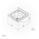 TRAMONTINA SS Kitchen Sink 95000/005