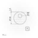 Tramontina Stainless Steel Round Under Bowl 30SA Prime 94010102