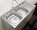 Tramontina Stainless Steel Sink 120*50 2VB PERF. 93444602
