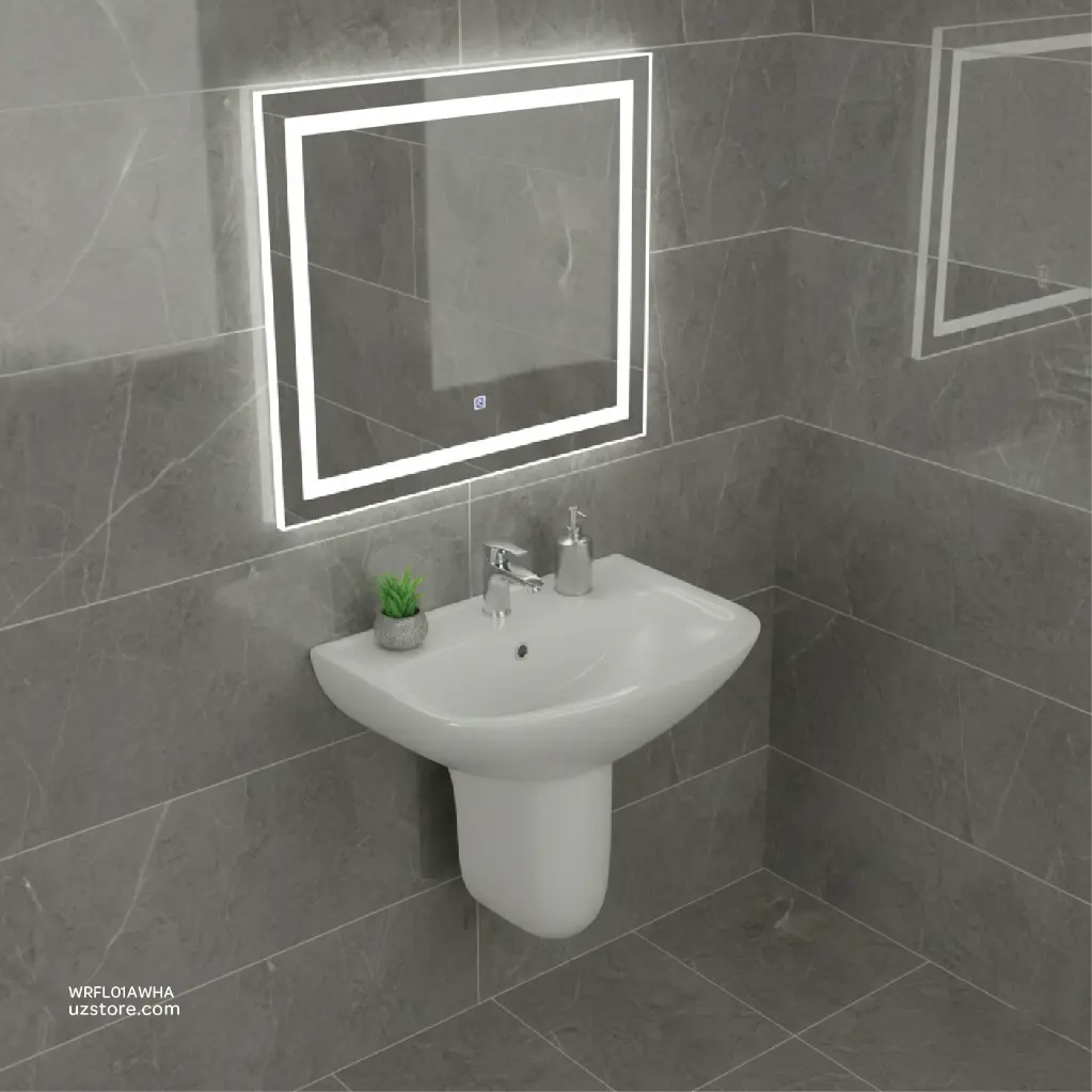 Uzstore RAK Ceramic Flora Wash Basin 60CM FL01AWHA  WRFL01AWHA-03.webp