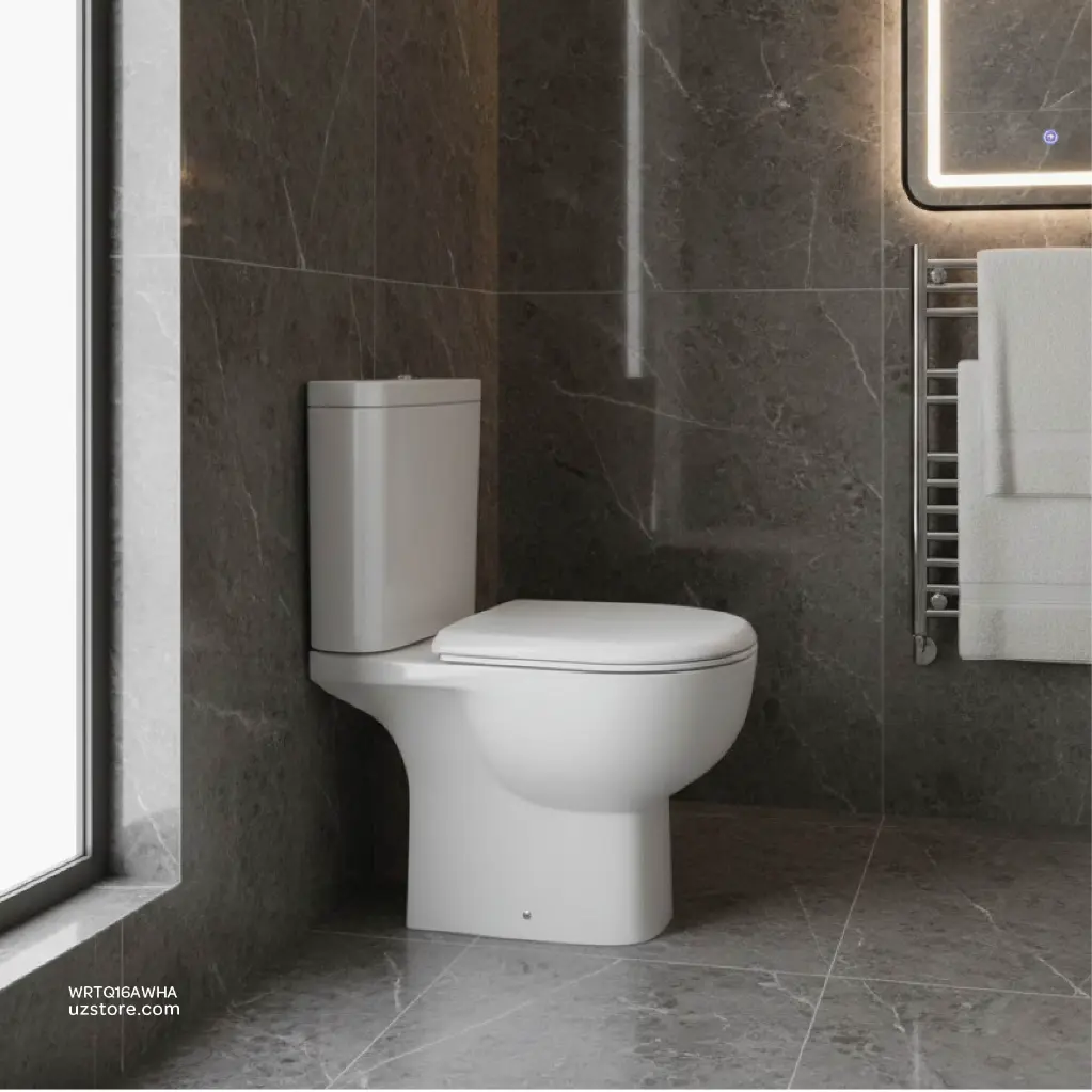 RAK Ceramic Tonique Floor stand EWC Back to wall (P-Trop 62CM) TQ16AWHA ...