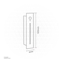 LED Outdoor Step LIGHT FD-L185-3W WW Dark Grey