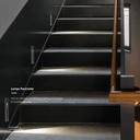 LED Outdoor Step LIGHT FD-L185-3W WW Dark Grey With Sensor