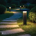 Uzstore OPPLE LED Bollard Light P-H300 15W 3000K-BK-GP Warm White 703000000910  EP236S-15W-01-02.webp