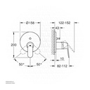 GROHE Eurocosmo Single-lever mixer with 2-way diverter , 24045GL0 , Cool Sunrise