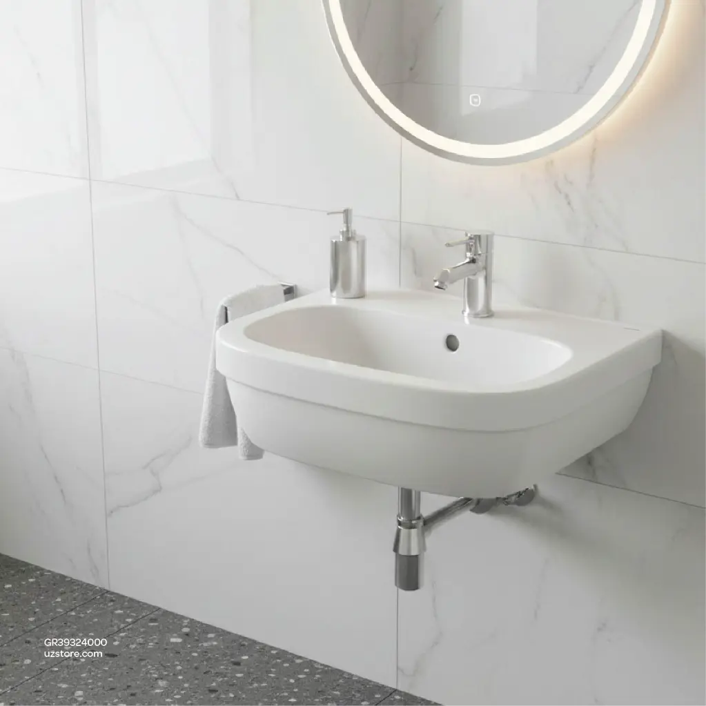 Uzstore GROHE Euro Ceramic Hand rinse basin 45 , 39324000 , alpine white GR39324000-03.webp