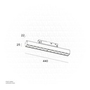 Magnet Track lamp(48V) 24W  410059