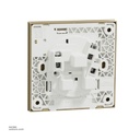 Switch socket 13A 3*3 Schneider Avatar On C Wine Gold
