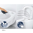 EURO Ceramic wc wall hung + EURO ceramic wc-seat soft close  GROHE 113-49