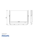 PHILIPS Essential Smart Bright LED Flood Light  BVP150 LED200/CW PSU 200W SWB G3 GM 6500K Cool DayLight 911401838286