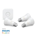 PHILIPS Hue Uae White & Color Ambiance LED Smart Bulb Starter Kit (3 Bulbs & Bridge ) , 9290024896