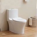 Vlavu Washdown one-piece toilet  Rimless dual-flush , S-trap 250mm , UF seat cover WCV1138