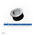 Uzstore OPPLE LED Inground Light E II 6W-3000K-25D-HV-GP , Warm White 704000011210  EP236-6W-02.webp