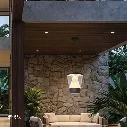Uzstore OPTARA Outdoor Hanging Pendant Light - 16WW, 3000-3500K, Aluminum+PC, Matt Black SH-DD202237S  E1305EBHS-04.webp