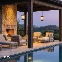 Uzstore OPTARA Outdoor Hanging Pendant Light - 16WW, 3000-3500K, Aluminum+PC, Matt Black SH-DD202237S  E1305EBHS-05.webp