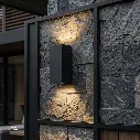 Uzstore  KNVIX - Wall Outdoor Light - GU10, 94×60×164mm, Aluminum+Glass, Matt Black,  9709 GU10  E1304SBQ-05.webp