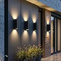 Uzstore  KNVIX - Wall Outdoor Light - GU10, 94×60×164mm, Aluminum+Glass, Matt Black,  9709 GU10  E1304SBQ-06.webp