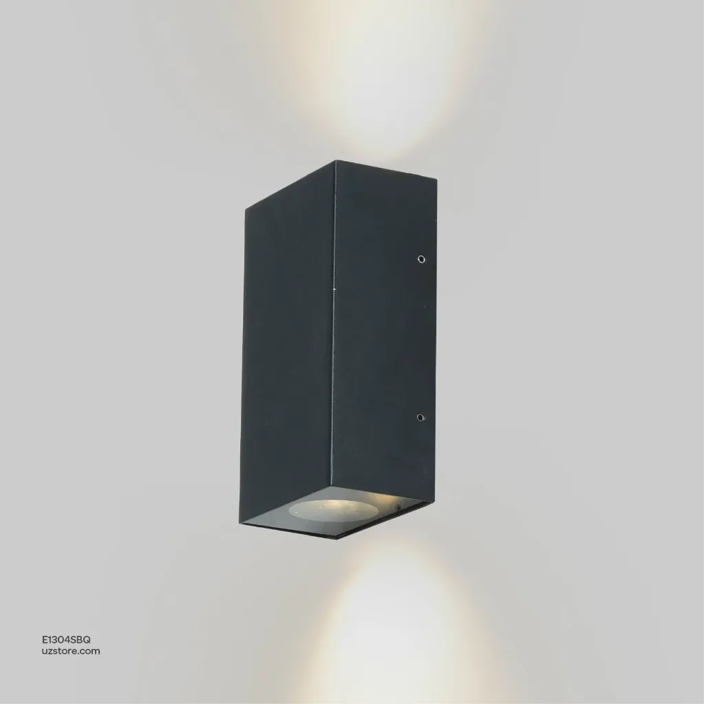 Uzstore  KNVIX - Wall Outdoor Light - GU10, 94×60×164mm, Aluminum+Glass, Matt Black,  9709 GU10  E1304SBQ-03.webp