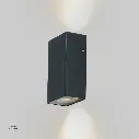 Uzstore  KNVIX - Wall Outdoor Light - GU10, 94×60×164mm, Aluminum+Glass, Matt Black,  9709 GU10  E1304SBQ-03.webp