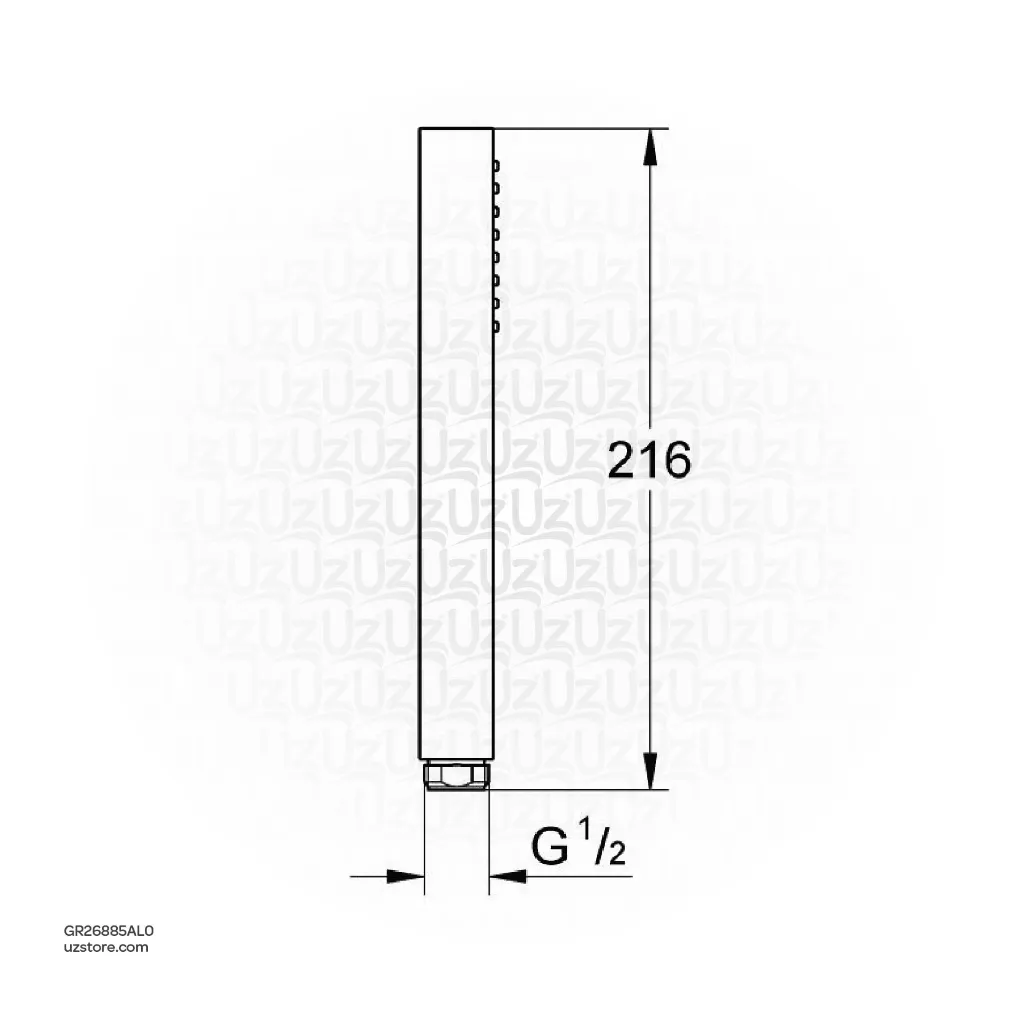 Uzstore GROHE RSH Aqua Stick handshower 9,5l 26885AL0 GR26885AL0-02.webp