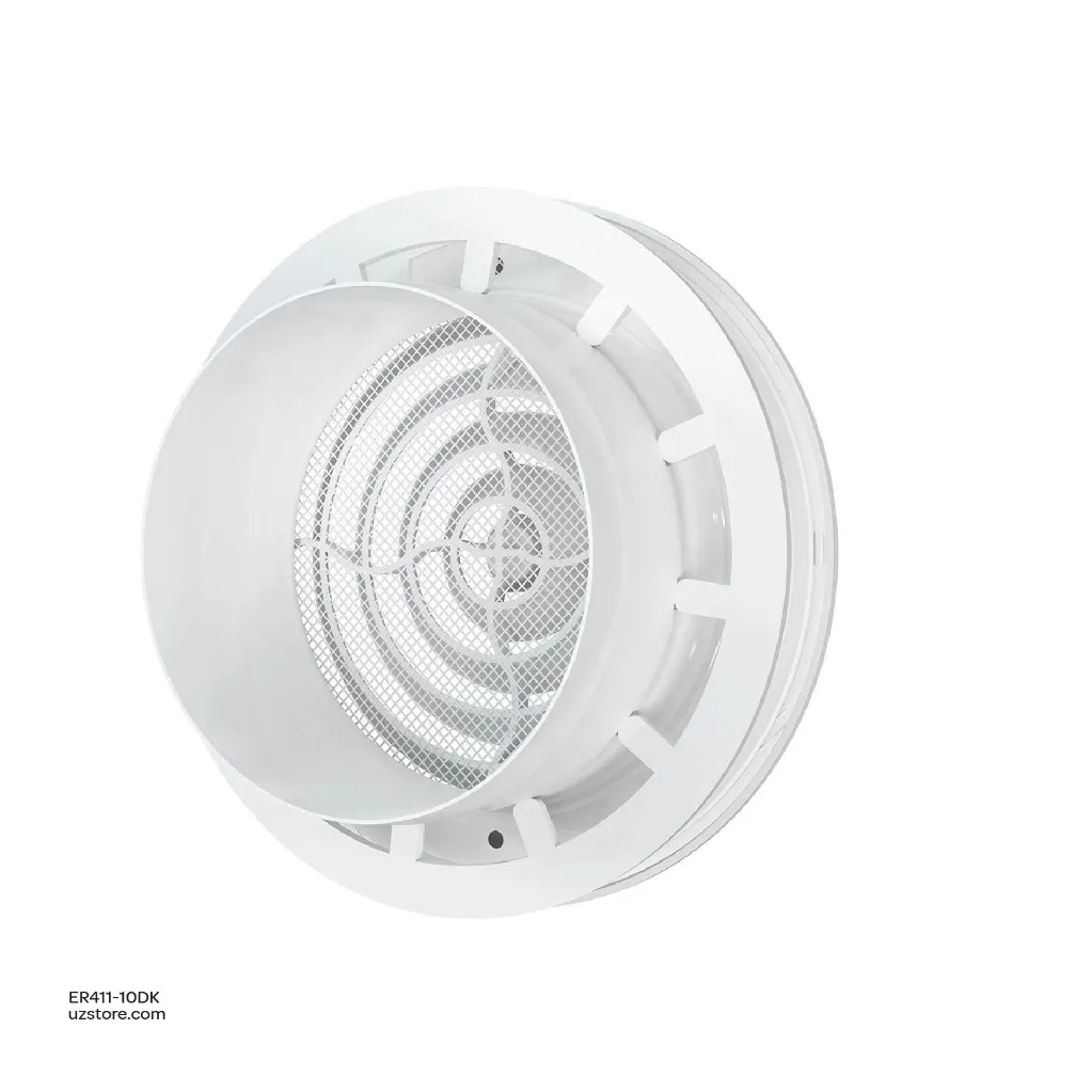 Uzstore Adjestable Inlet and exhaust anemostal with flange ⌀100 ERA 10DK Made in Russia  ER411-10DK-03.webp