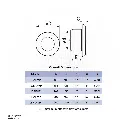 Uzstore Adjestable Inlet and exhaust anemostal with flange ⌀150 ERA 15APVP Made in Russia ER411-15APVP-03-03.webp