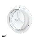 Uzstore Adjestable Inlet and exhaust anemostal with flange ⌀150 ERA 15APVP Made in Russia ER411-15APVP-02.webp