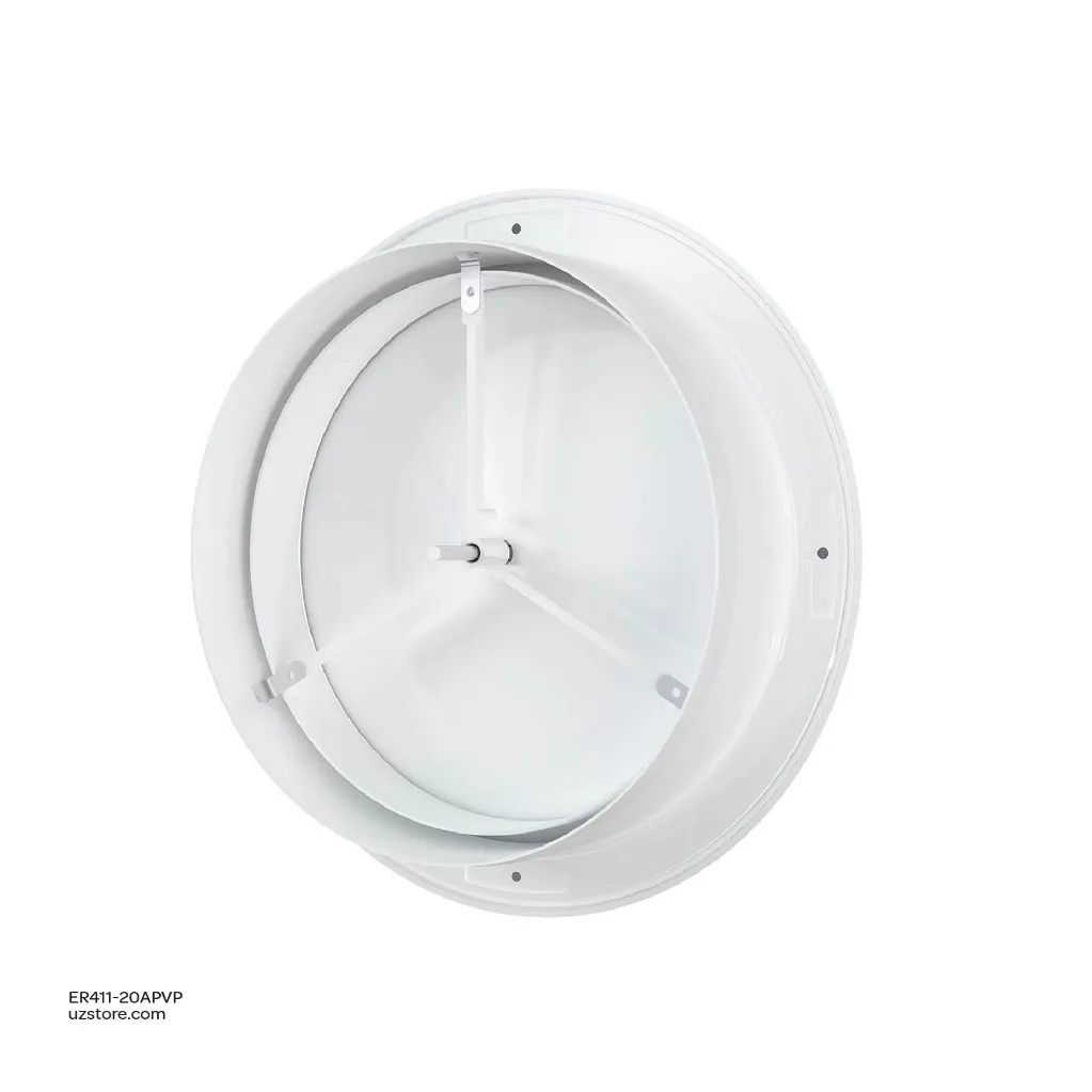 Uzstore Adjestable Inlet and exhaust anemostal with flange ⌀200 ERA 20APVP Made in Russia ER411-20APVP-02.webp